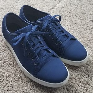 Clarks Mens Lander Cap Oxford Blue Sneaker Size 11